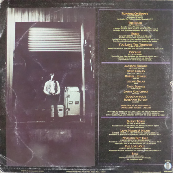 Jackson Browne - Running On Empty | Asylum Records (W 53070) - 2 Jackson Browne - Running On Empty | Asylum Records (W 53070) - 2