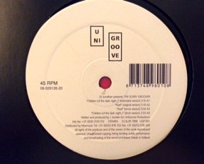 DJ Jonathan Presents The Scary Groover - Children (Of The Dark Night) | UniGroove (UGP 001) - main
