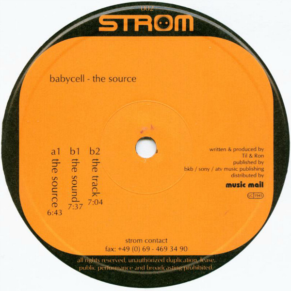 Babycell - The Source | Strom (STR 002)