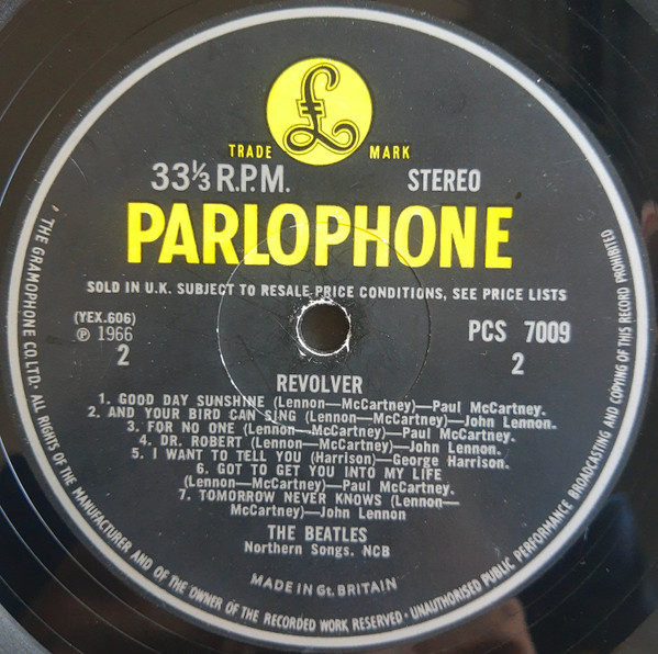 The Beatles - Revolver | Parlophone (PCS 7009) - 3
