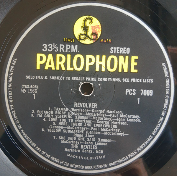 The Beatles - Revolver | Parlophone (PCS 7009) - 2