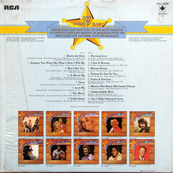 Elvis Presley - The Hits Of Elvis Presley [Vinyl] | RCA (KEL1-8089) - 2