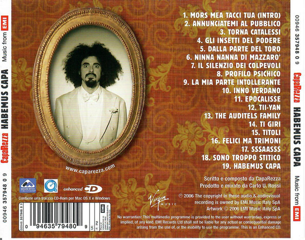 CapaRezza - Habemus Capa | EMI (00946 357948 0 9) - 2