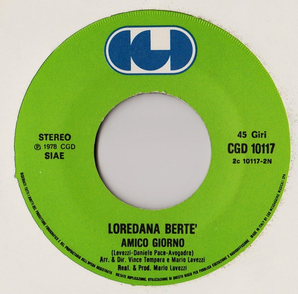 Loredana Bertè - Dedicato | CGD (CGD 10117) - 2