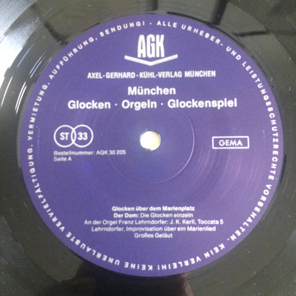 Franz Lehrndorfer , Hedwig Bilgram - München - Glocken, Orgeln, Glockenspiel | AGK (30205) - 3