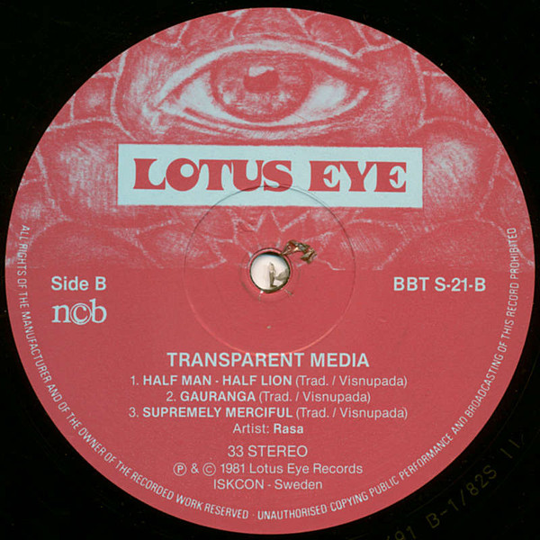 Rasa - Transparent Media | Lotus Eye Records (BBT-S-21) - 4