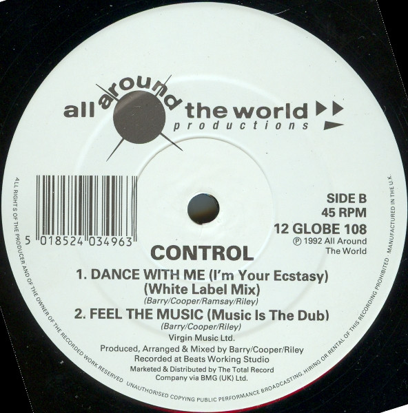 Control - Feel The Music | All Around The World (12 GLOBE 108) - 4