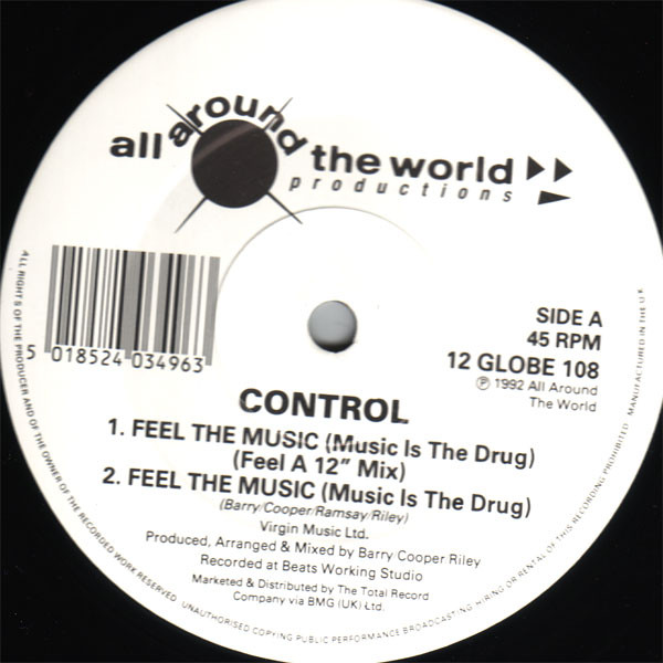 Control - Feel The Music | All Around The World (12 GLOBE 108) - 3