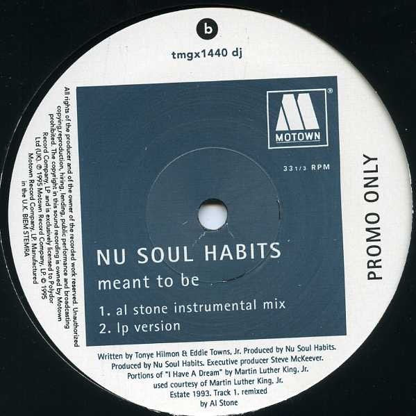 Nu Soul Habits - Meant To Be | Motown (TMGX 1440 DJ) - 2