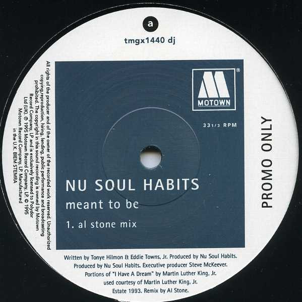 Nu Soul Habits - Meant To Be | Motown (TMGX 1440 DJ)