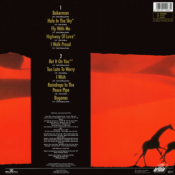 Laid Back - Hole In The Sky | Ariola (210 263) - 3