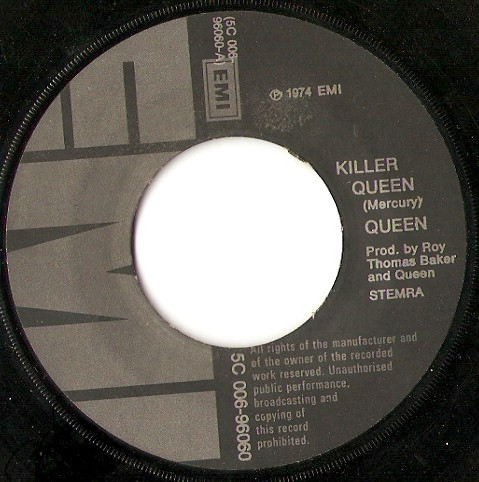 Queen - Killer Queen | EMI (5C 006-96 060) - 3