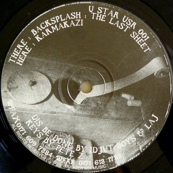 Idjut Boys & Laj - Outhouse | U-Star Records (USR 001)