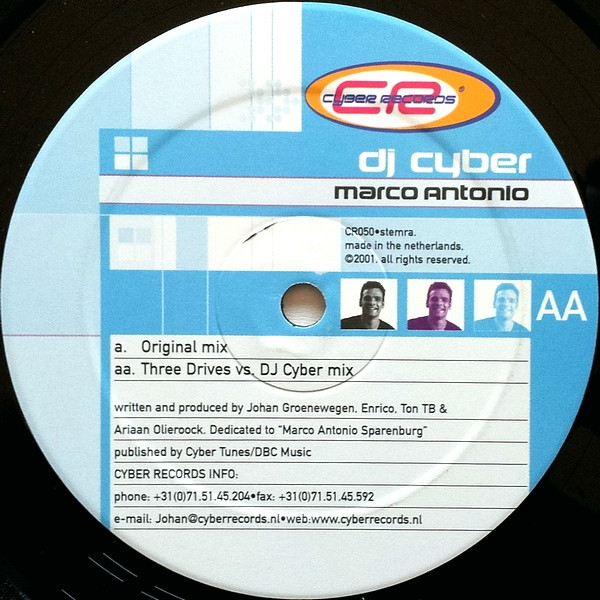 DJ Cyber - Marco Antonio | Cyber Records (CR050)