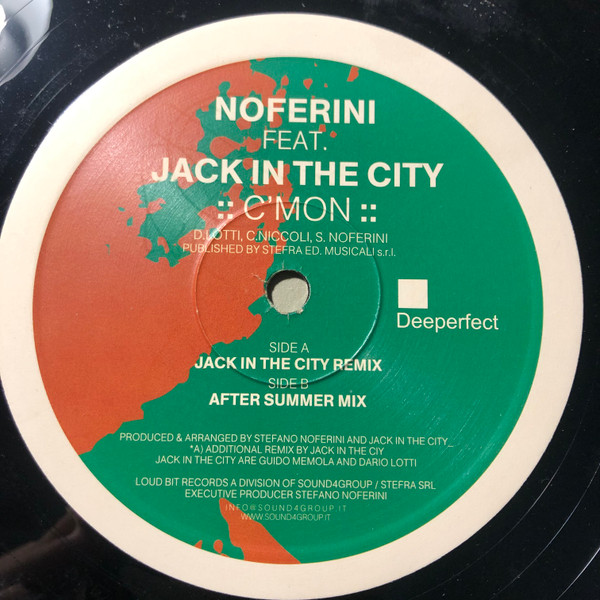 Stefano Noferini feat. Jack in The City - C'Mon | Dee-P-erfect (DPE 078) - 3