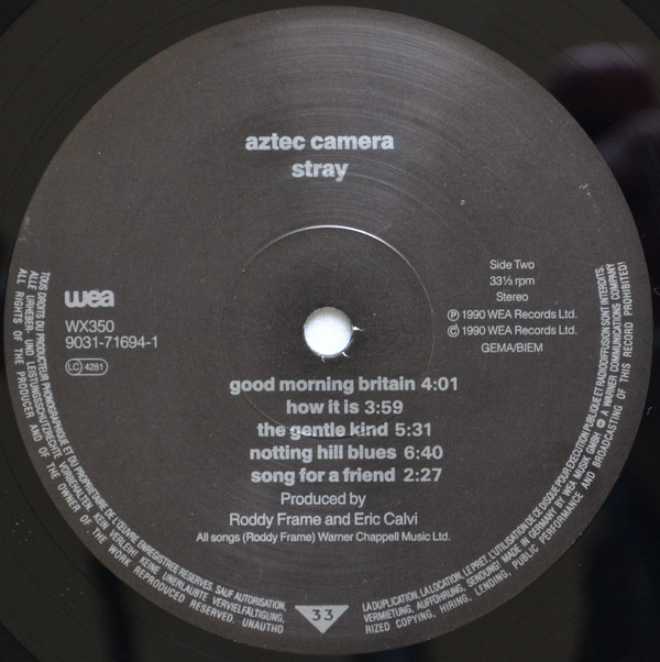 Aztec Camera - Stray | WEA (WX 350) - 4 Aztec Camera - Stray | WEA (WX 350) - 4