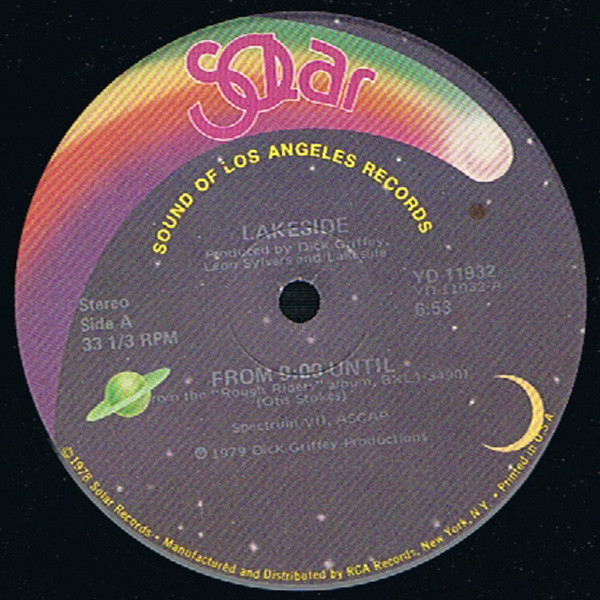 Lakeside - From 9:00 Until / All In My Mind | Solar (YD-11932)