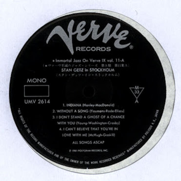 Stan Getz - In Stockholm | Verve Records (UMV 2614) - 4 Stan Getz - In Stockholm | Verve Records (UMV 2614) - 4