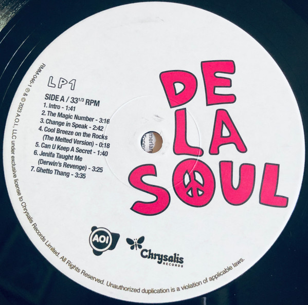 De La Soul - 3 Feet High And Rising | AOI Records (RMM-046-1) - 3