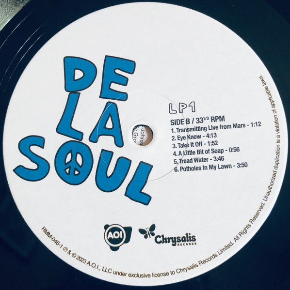 De La Soul - 3 Feet High And Rising | AOI Records (RMM-046-1) - 4