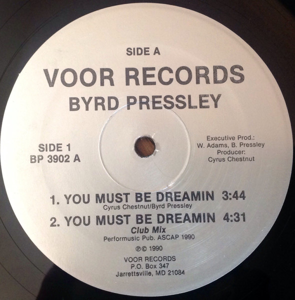 Byrd Pressley - You Must Be Dreamin | Voor Records (BP 3902)