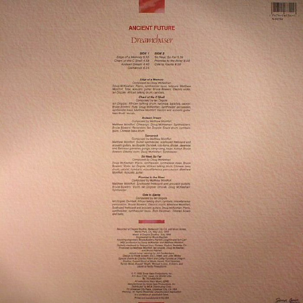 Ancient Future - Dreamchaser | Sona Gaia Productions (N-62754) - 2