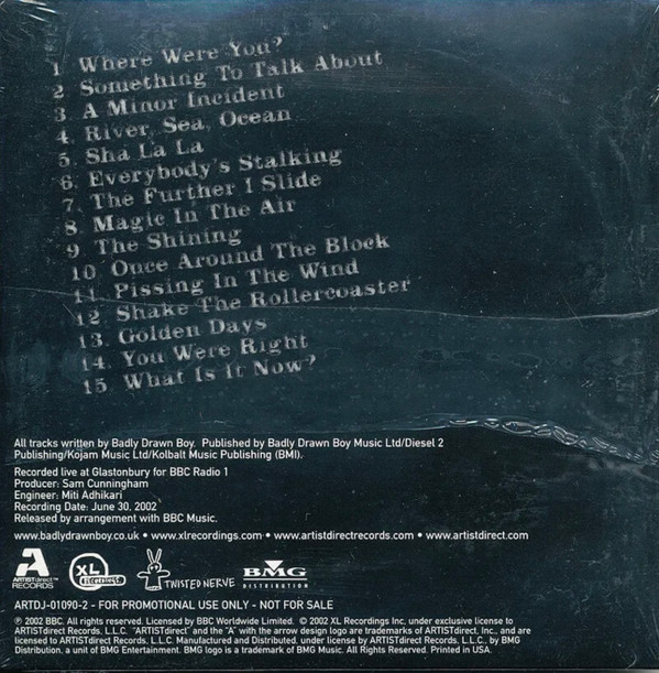 Badly Drawn Boy - The Official Bootleg Live @ Glastonbury | Artist Direct Records (ARTDJ-01090-2)