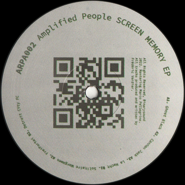 Amplified People - Screen Memory EP | Arpanet (ARPA002) - main