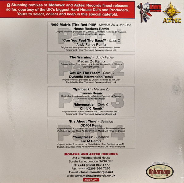 Madam Zu & Jon Doe / Chris C - 999 Matrix (The Red Pill) / Can You Feel The Bass? | Mohawk Records (AMOKLP1/1) - 2