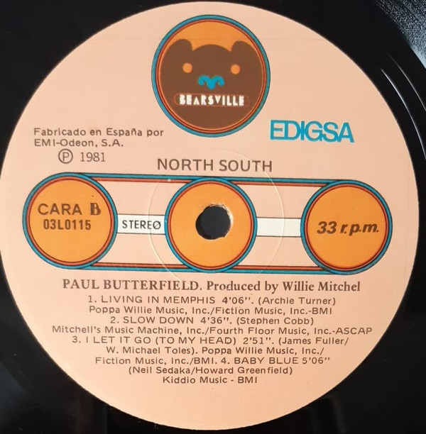Paul Butterfield - North South | Edigsa (03L0115) - 4
