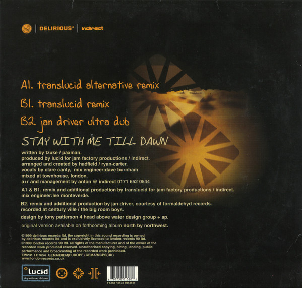 Lucid - Stay With Me Till Dawn | FFRR (FX 368) - 2