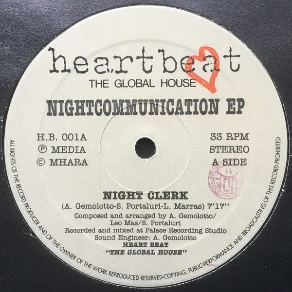 Night Communication - Night Communication EP | Heartbeat (HB 001) - 5