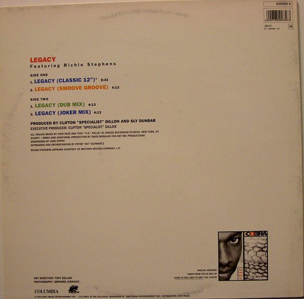 Mad Cobra - Legacy | Columbia (659285 6) - 2