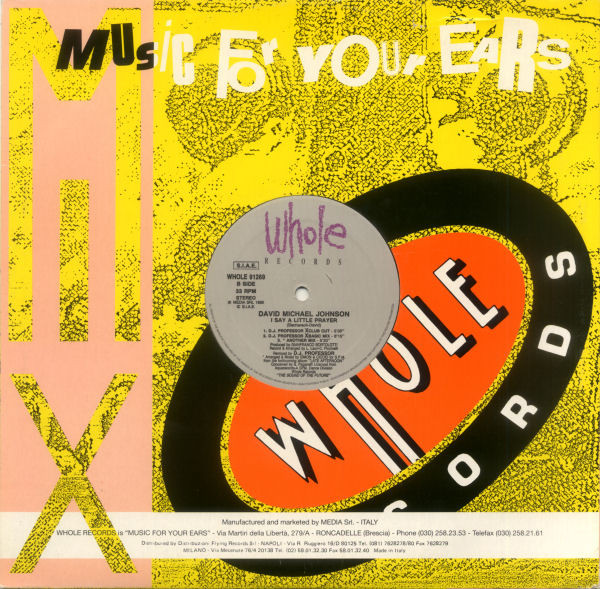David Michael Johnson - I Say A Little Prayer | Whole Records (WHOLE 91269) - 2