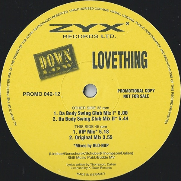 Down Low - Lovething | ZYX Music (PROMO 042-12) - main Down Low - Lovething | ZYX Music (PROMO 042-12) - main