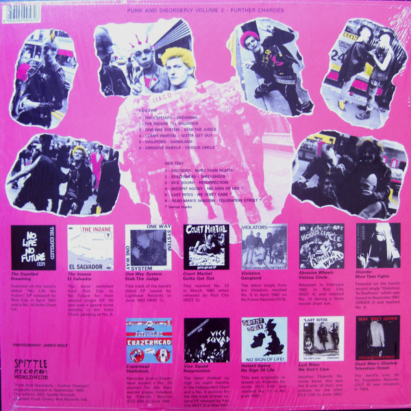Various - Punk And Disorderly - Further Charges | Spittle Records (SPITTLE128) - 2