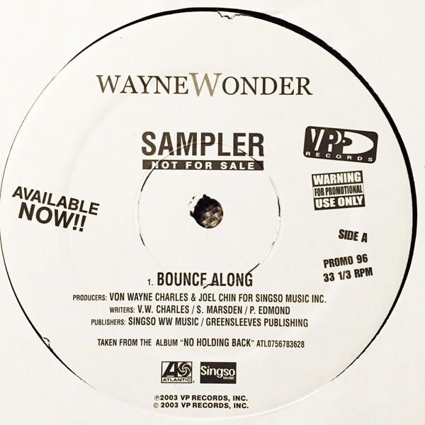 Wayne Wonder - Sampler | VP Records (PROMO 96) Wayne Wonder - Sampler | VP Records (PROMO 96)