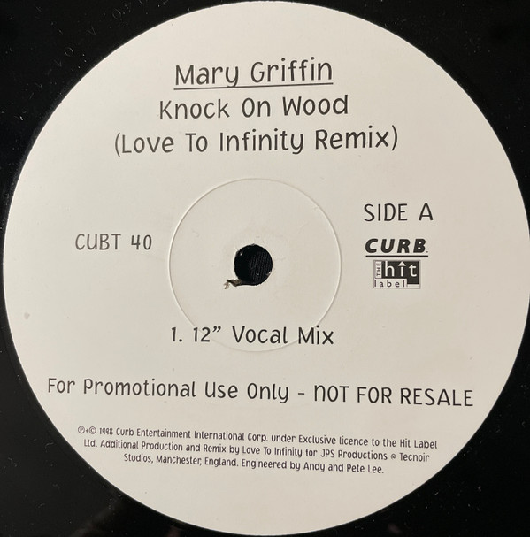 Mary Griffin - Knock On Wood (Love To Infinity Remix) | Curb Records (CUBT 40)