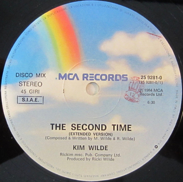 Kim Wilde - The Second Time | MCA Records (25 9281-0) - 3