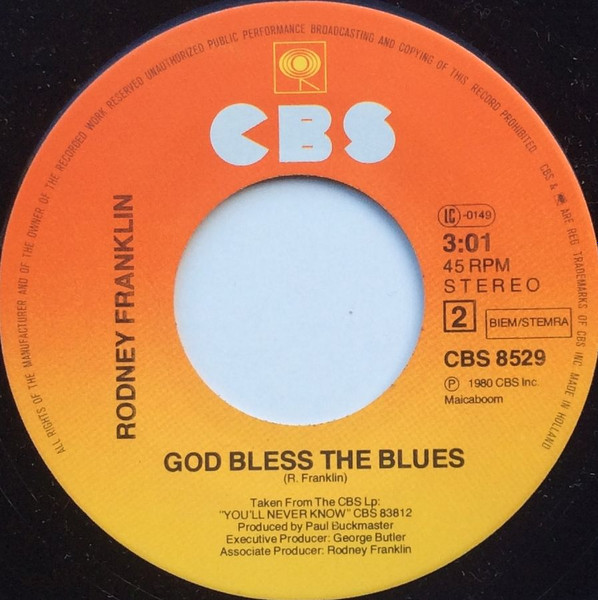 Rodney Franklin - The Groove | CBS (CBS 8529) - 4