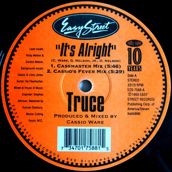 Truce - It's Alright | Easy Street Records (EZS-7588)