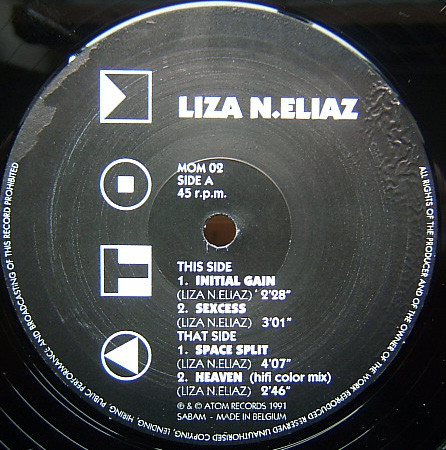 Liza 'N' Eliaz - Initial Gain | Atom Records (MOM 02) - 3