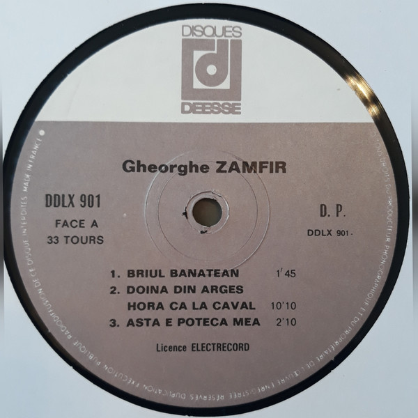 Gheorghe Zamfir - Zamfir | Disques Déesse (DDLX 901) - 4