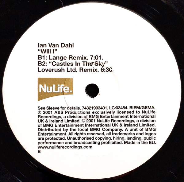 Ian Van Dahl - Will I | NuLife (74321903401) - 4