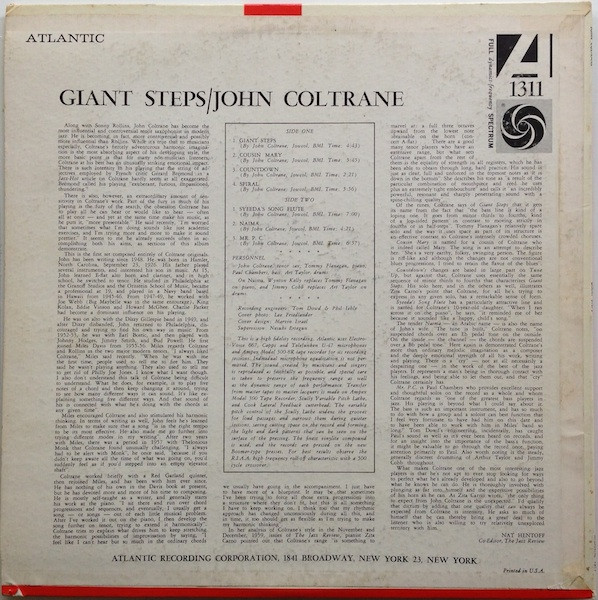 John Coltrane - Giant Steps | Atlantic (1311) - 2 John Coltrane - Giant Steps | Atlantic (1311) - 2