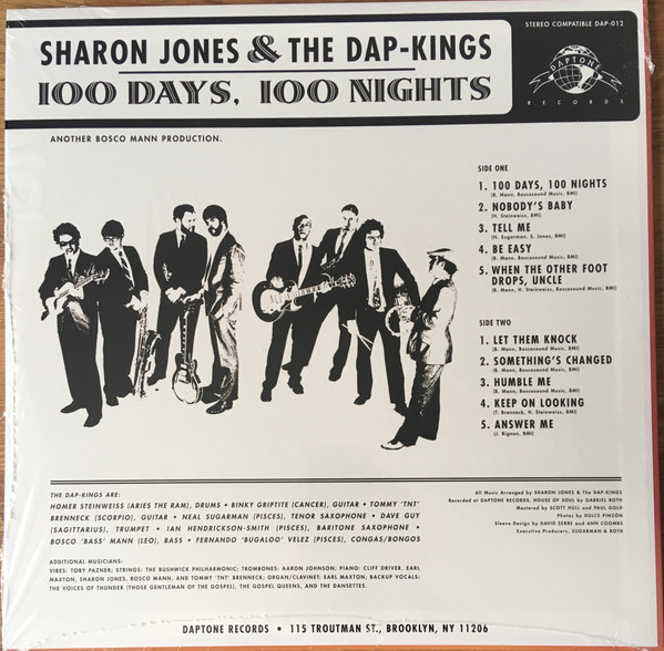Sharon Jones & The Dap-Kings - 100 Days, 100 Nights | Daptone Records (DAP-012) - 2