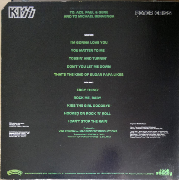 Kiss , Peter Criss - Peter Criss | Casablanca (NBLP 7122) - 2
