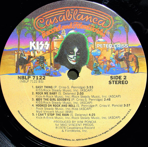 Kiss , Peter Criss - Peter Criss | Casablanca (NBLP 7122) - 4