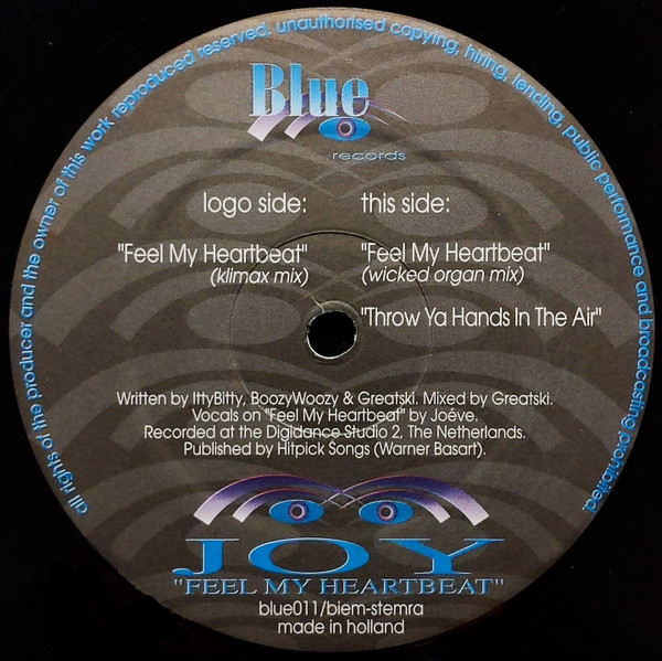 Joy - Feel My Heartbeat | Blue Records (blue011) - 4