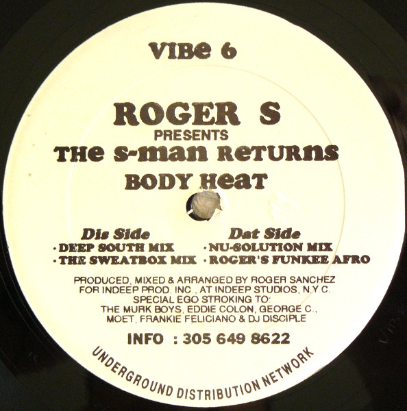Roger S  &  The S-Man Returns - Body Heat | Vibe (VIBE 6)